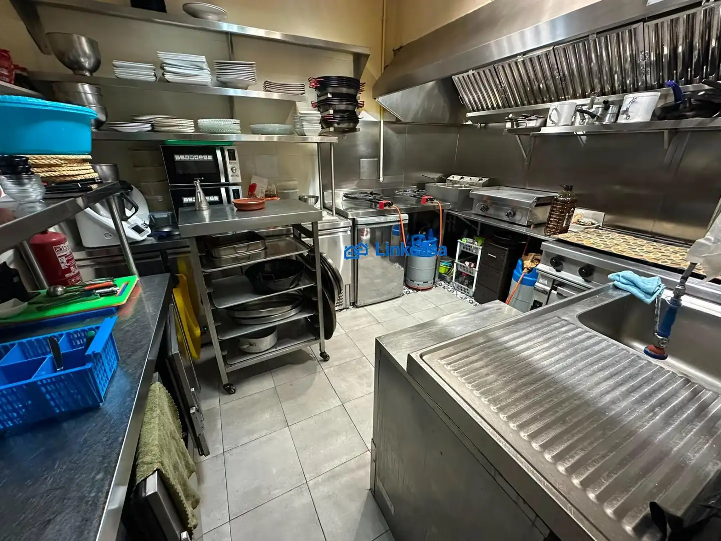 Cocina de Local en traspaso en Madrid con Aire acondicionado y Amueblado