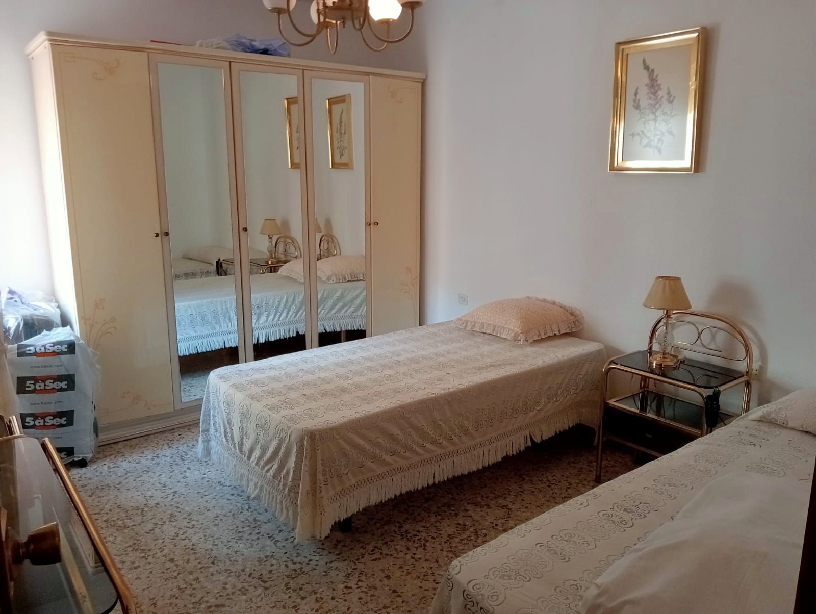 Bedroom of Flat for sale in Málaga Capital  with Terrace and Furnished