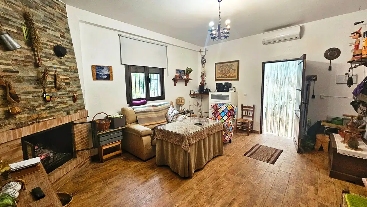 Living room of Houses for sale in Cortegana  with Private garden, Terrace and Storage room