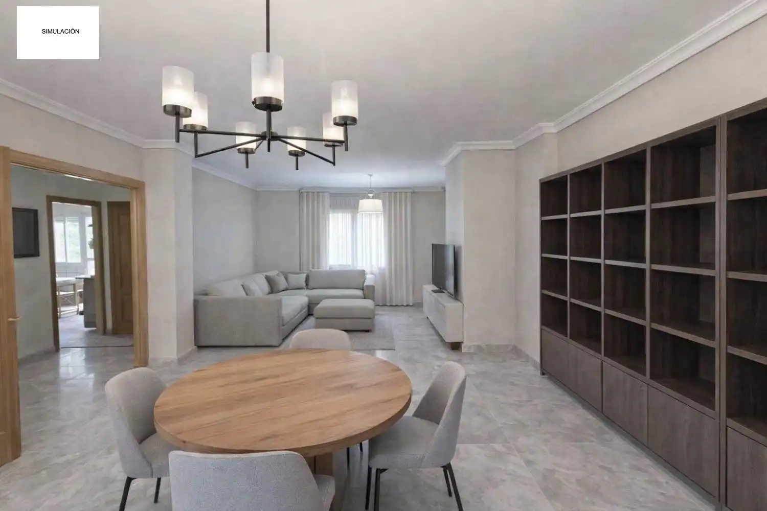 Living room of Houses for sale in Miraflores de la Sierra  with Heating, Private garden and Terrace