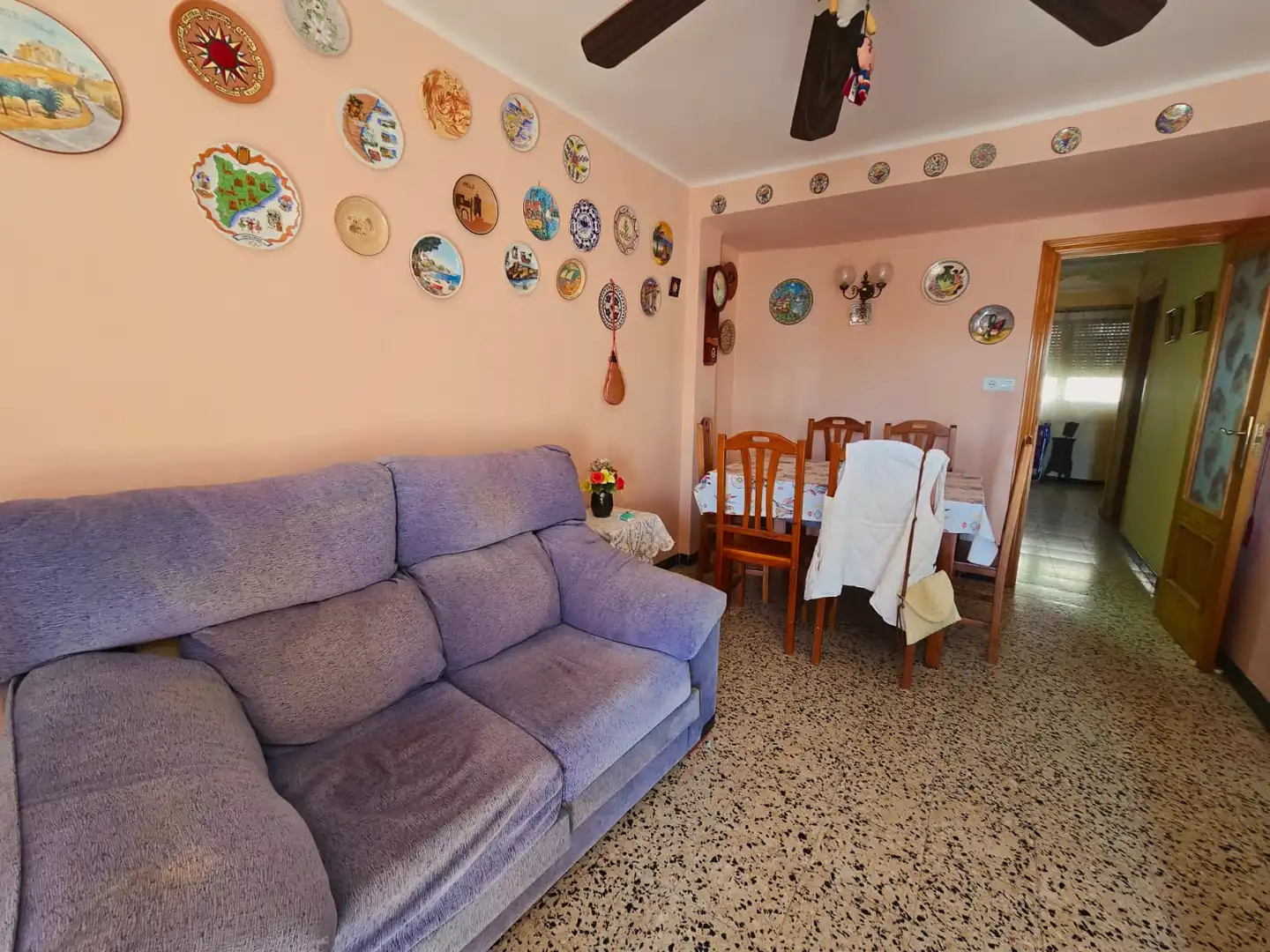 Living room of Flat for sale in Cambrils  with Air Conditioner, Furnished and Oven