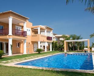 Swimming pool of Apartment for sale in Pedreguer  with Air Conditioner, Heating and Storage room