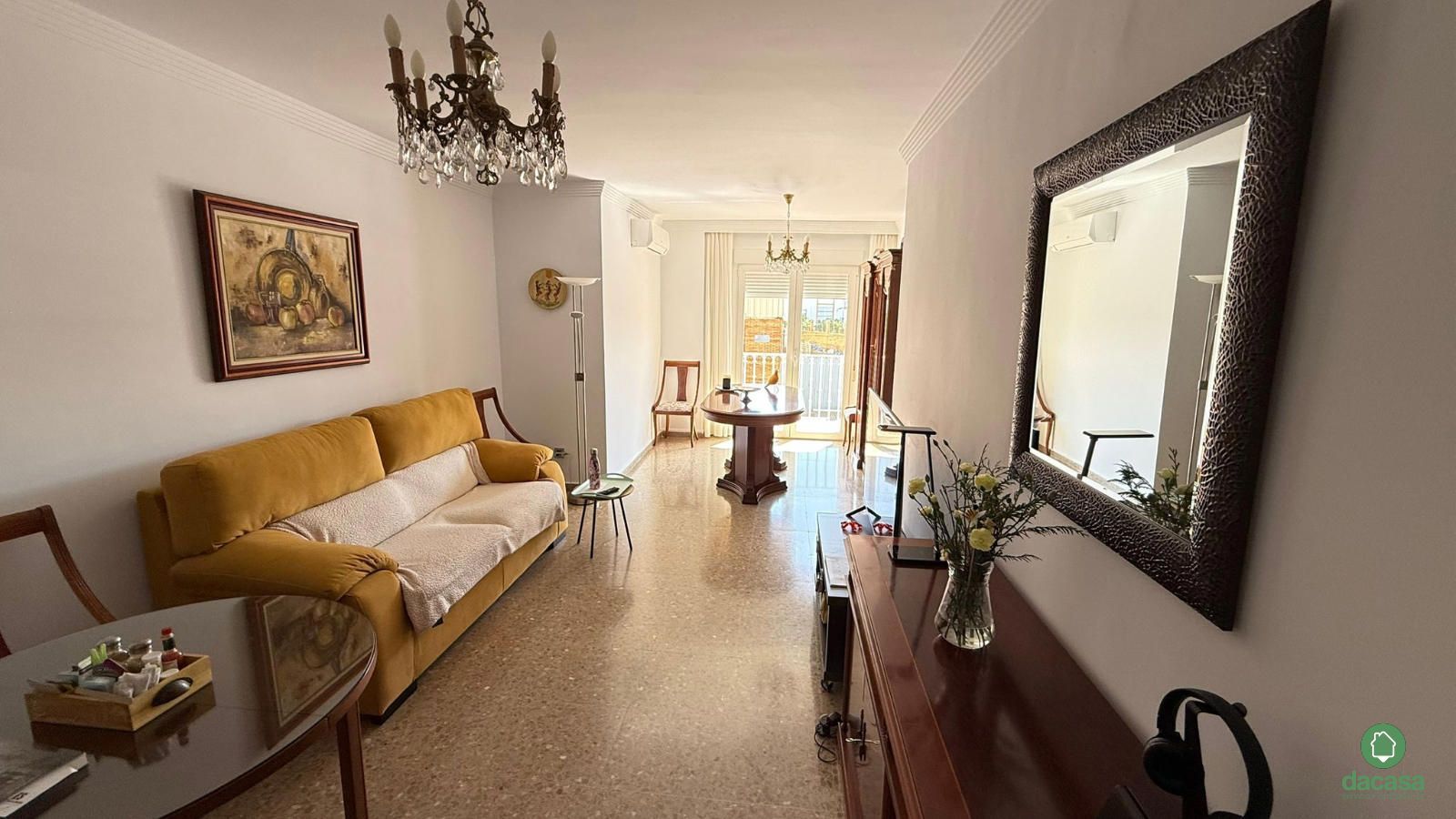 Living room of Flat for sale in  Huelva Capital  with Air Conditioner, Terrace and Storage room