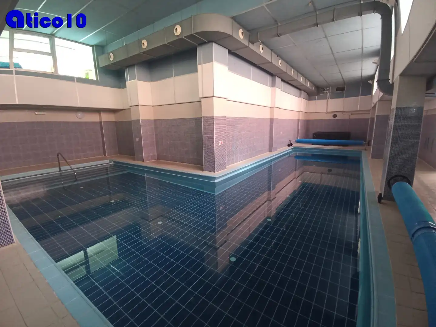 Swimming pool of Attic for sale in Oviedo   with Heating, Parquet flooring and Terrace