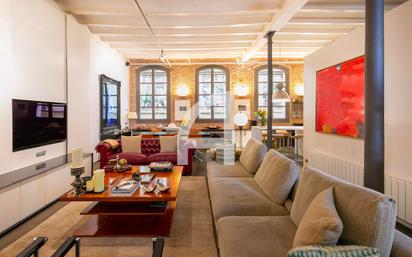 Living room of Flat for sale in  Barcelona Capital  with Air Conditioner, Heating and Storage room