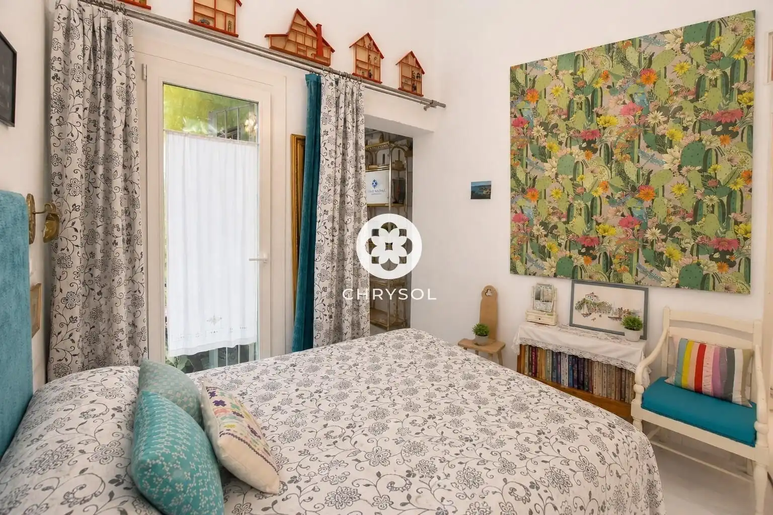 Schlafzimmer von Erdgeschoss zum Verkauf in Barcelona mit Klimaanlage und Heizung