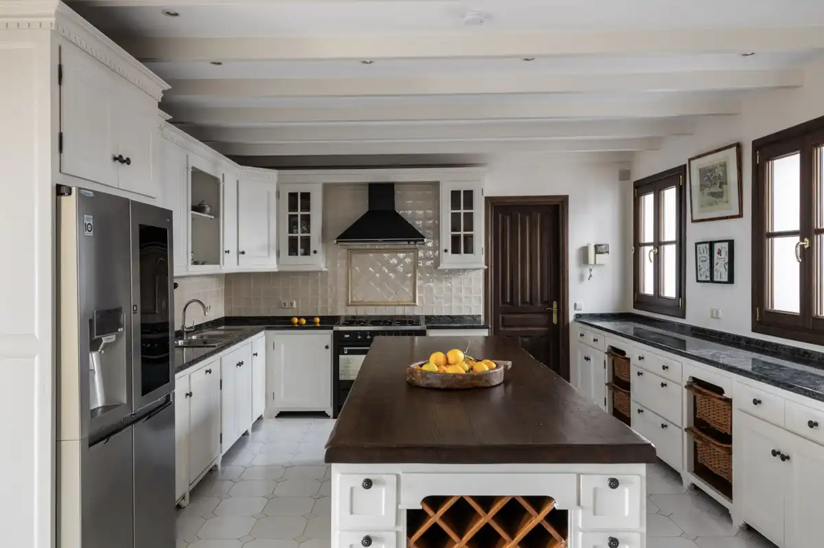 Kitchen of Detached homes for sale in Benahavís  with Air Conditioner, Terrace and Jacuzzi