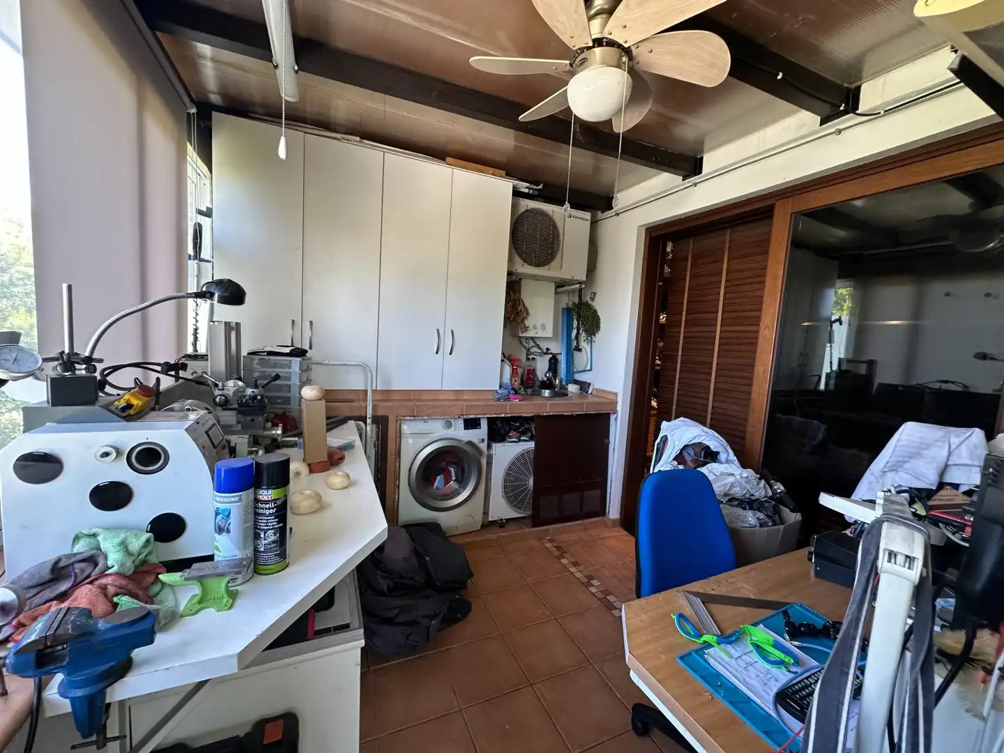 Cocina de Piso en venta en Estepona con Aire acondicionado, Jardín privado y Terraza