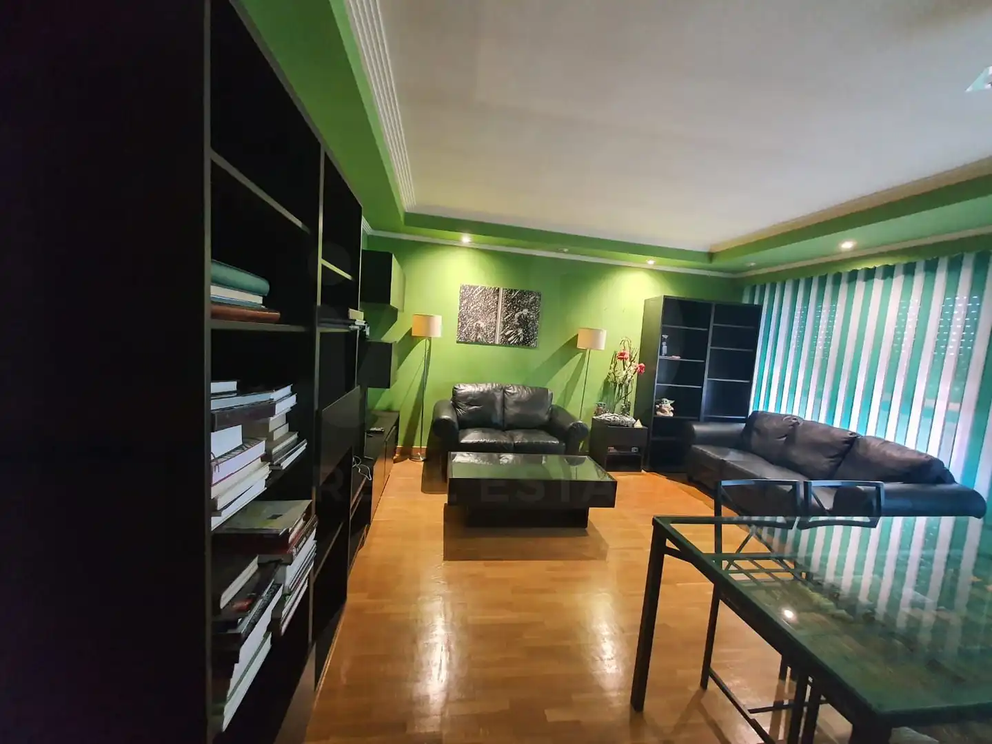 Sala d'estar de Pis de lloguer en León Capital  amb Calefacció i Terrassa