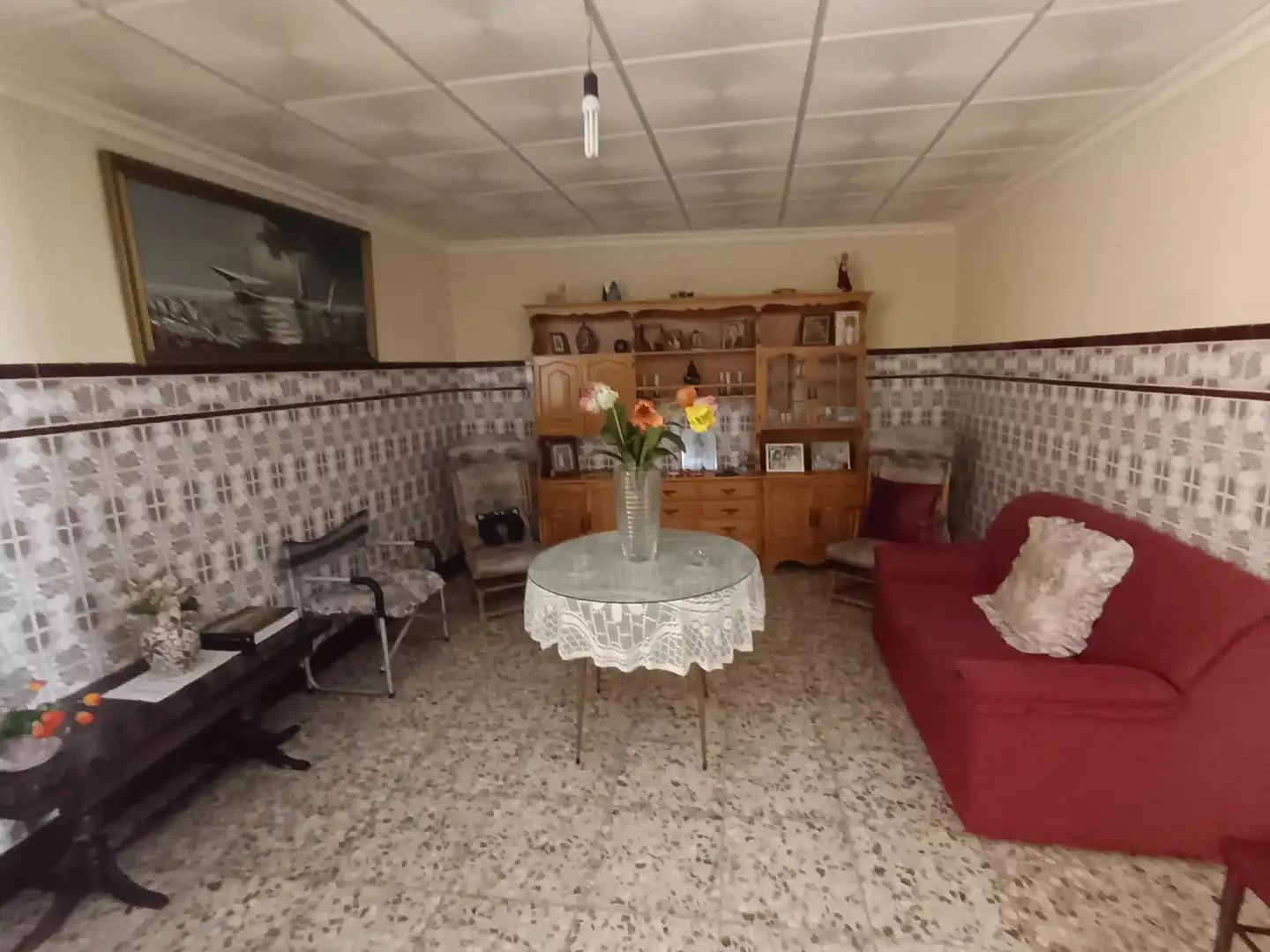 Sala d'estar de Casa o xalet en venda en Puertollano amb Terrassa i Traster