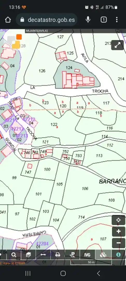 Finca rústica en venta en Mijares