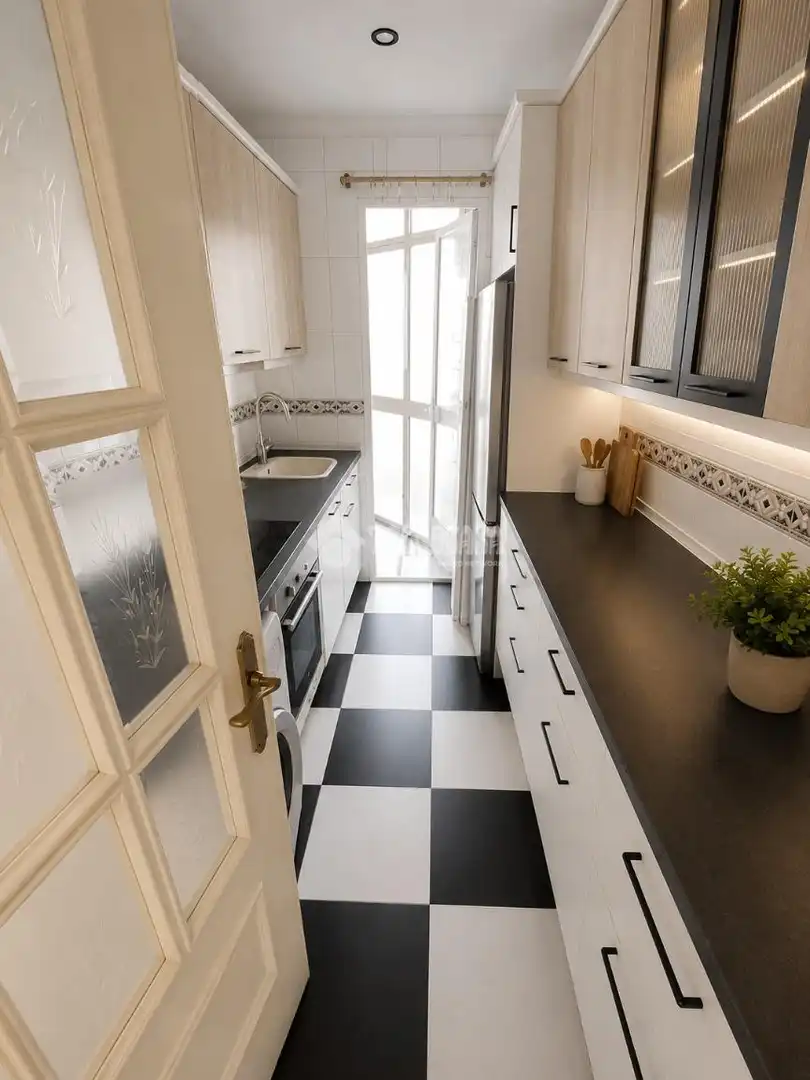 Küche von Wohnung zum Verkauf in Madrid mit Heizung und Terrasse