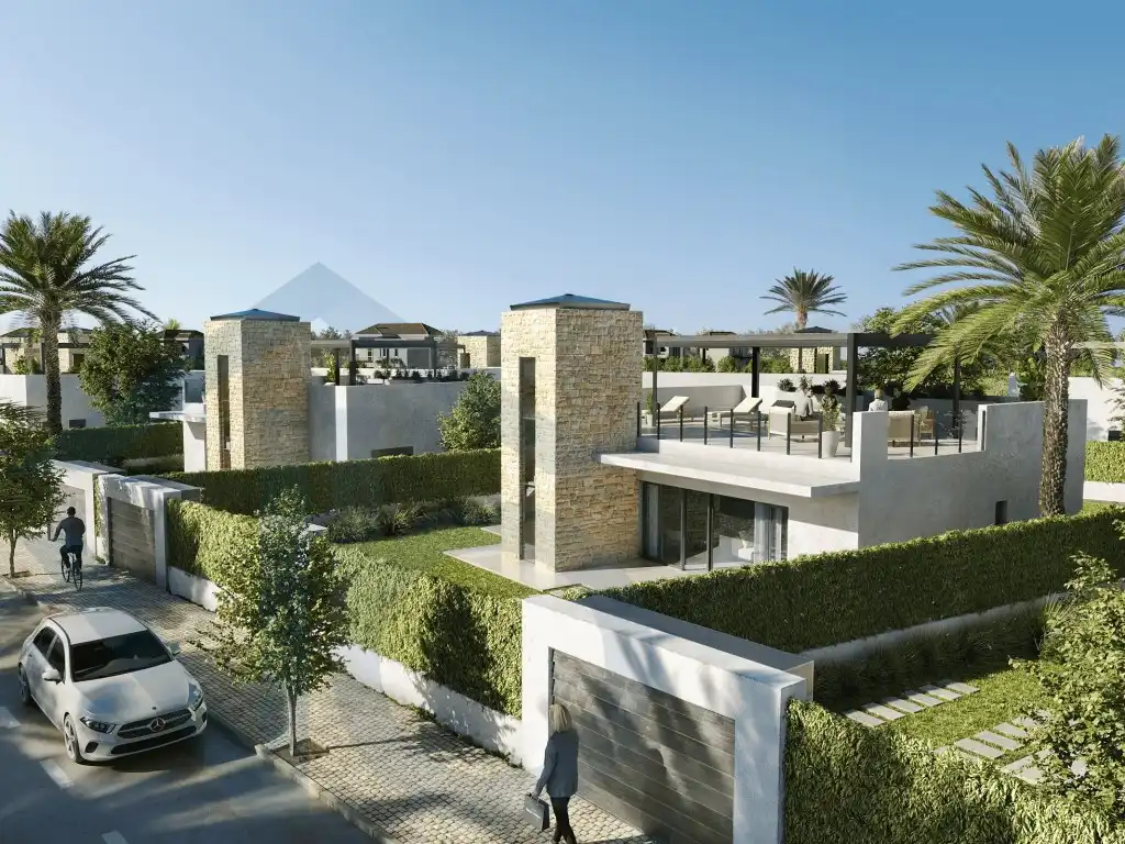 Exterior view of Houses for sale in Lorca  with Air Conditioner, Private garden and Terrace