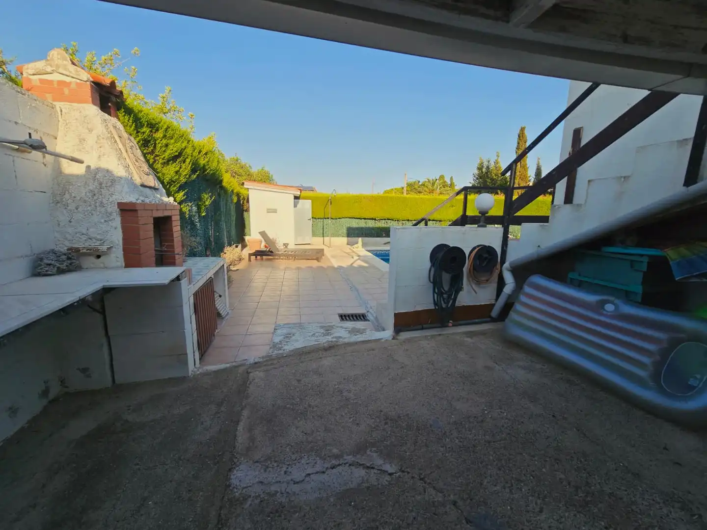 Terrassa de Casa o xalet en venda en Mont-roig del Camp amb Jardí privat, Traster i Piscina