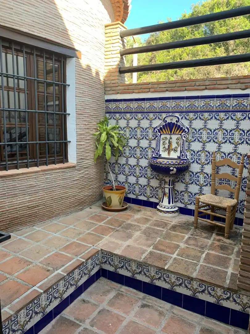 Jardín de Casa o chalet en venta en Torrox con Jardín privado, Terraza y Piscina