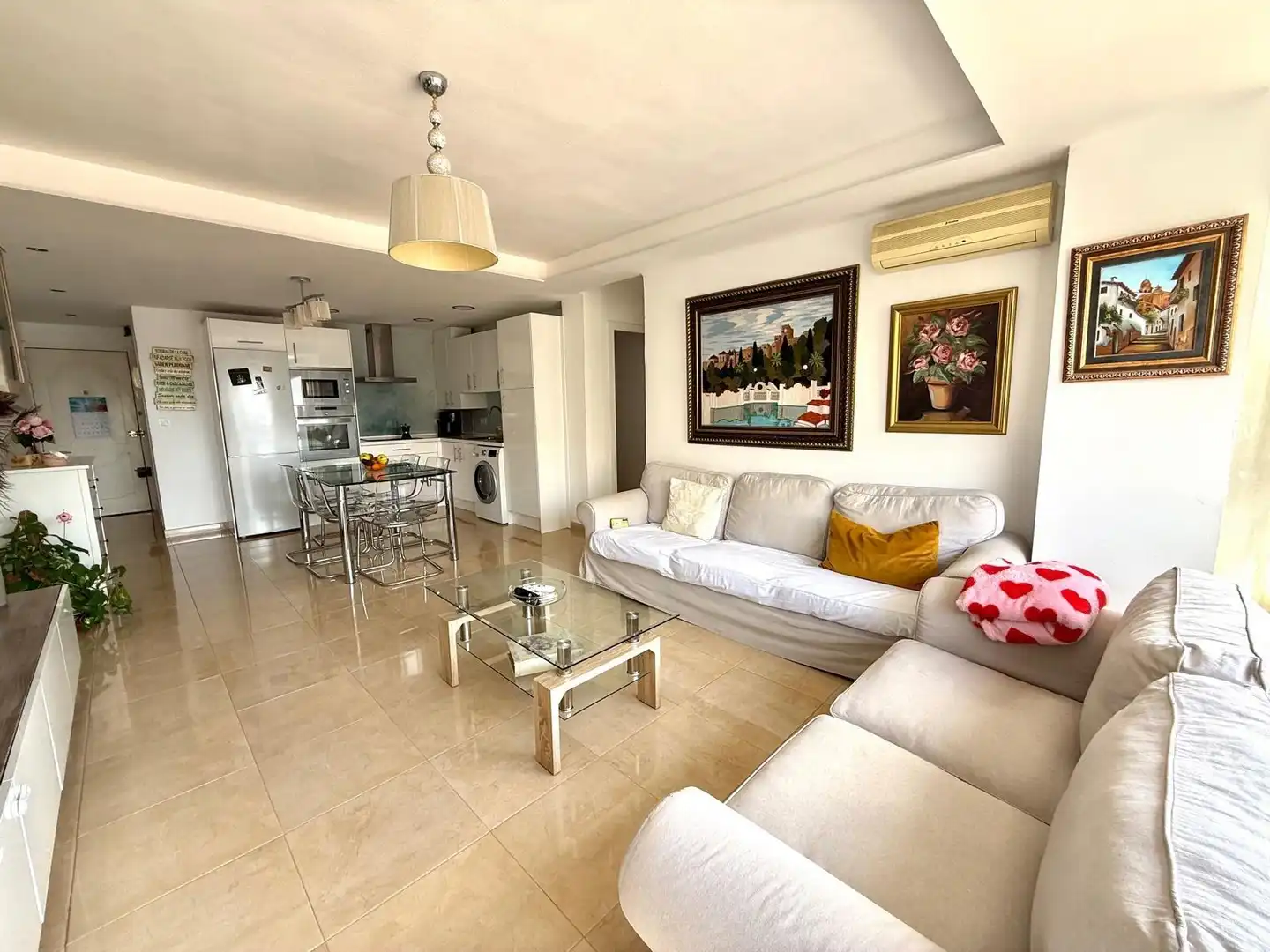 Sala d'estar de Pis en venda en Málaga amb Aire condicionat, Calefacció i Terrassa