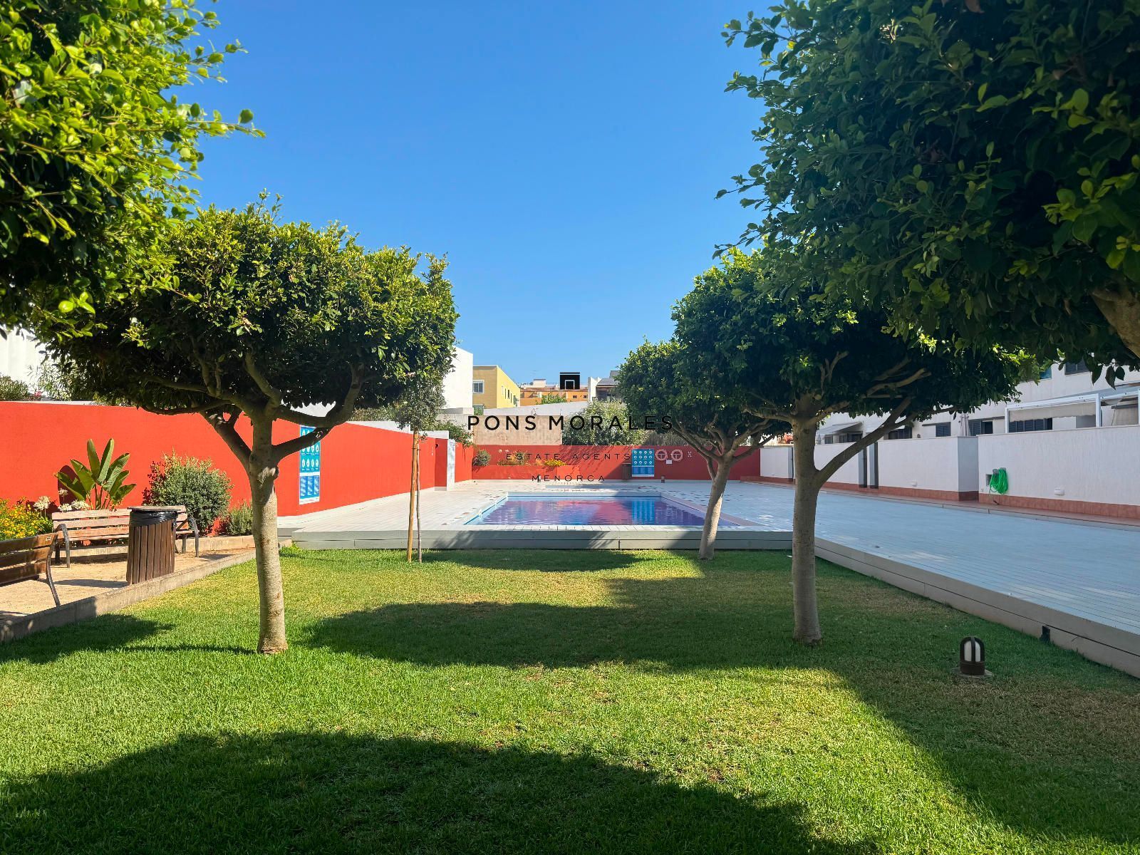 Swimming pool of Flat for sale in Ciutadella de Menorca  with Air Conditioner, Heating and Terrace