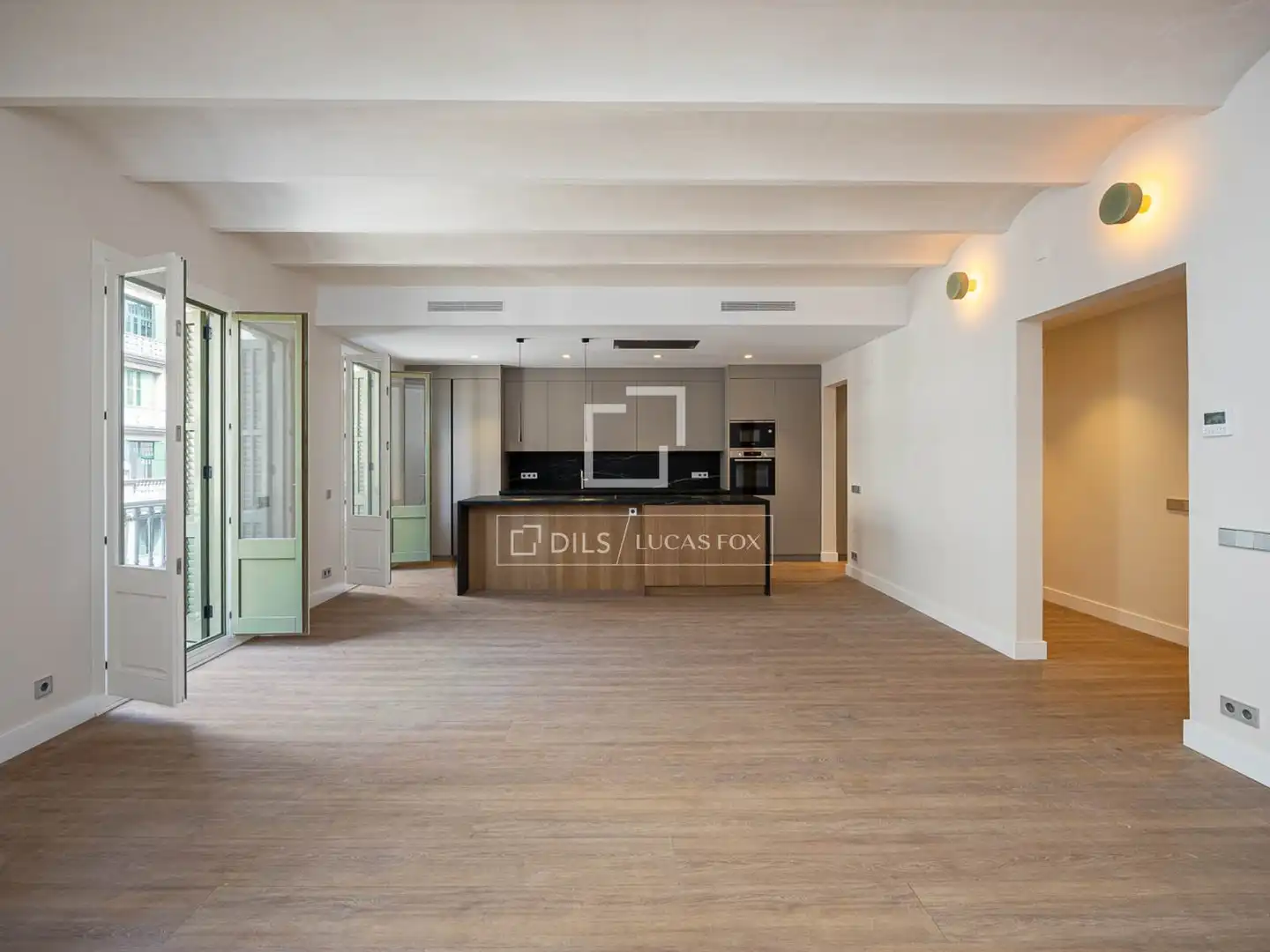 Cocina de Piso en venta en Barcelona con Aire acondicionado, Parquet y Balcón