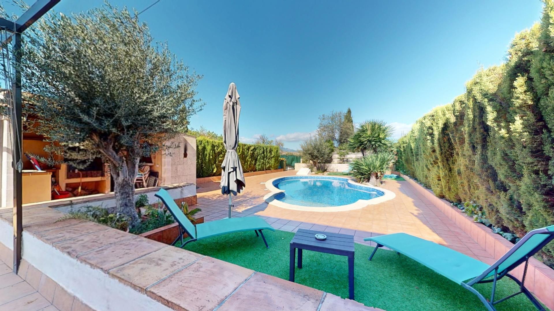 Jardí de Casa adosada en venda en Marratxí amb Aire condicionat, Calefacció i Jardí privat