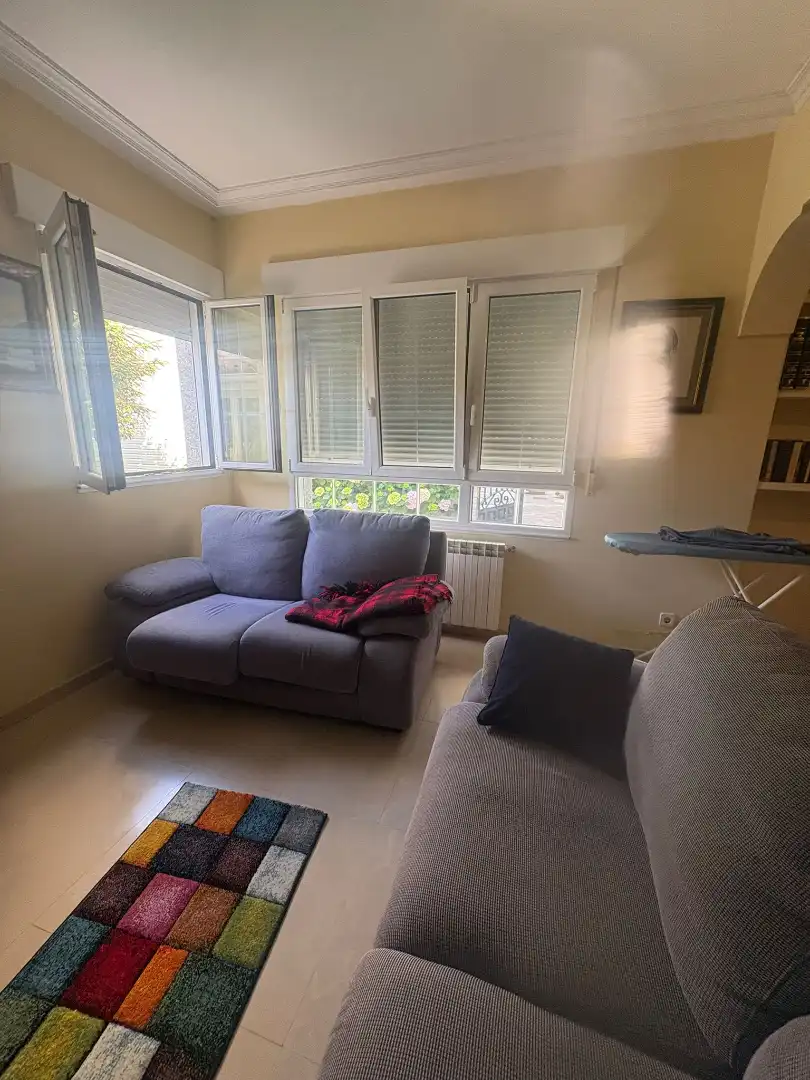 Sala de estar de Casa o chalet en venta en O Grove   con Calefacción, Jardín privado y Terraza