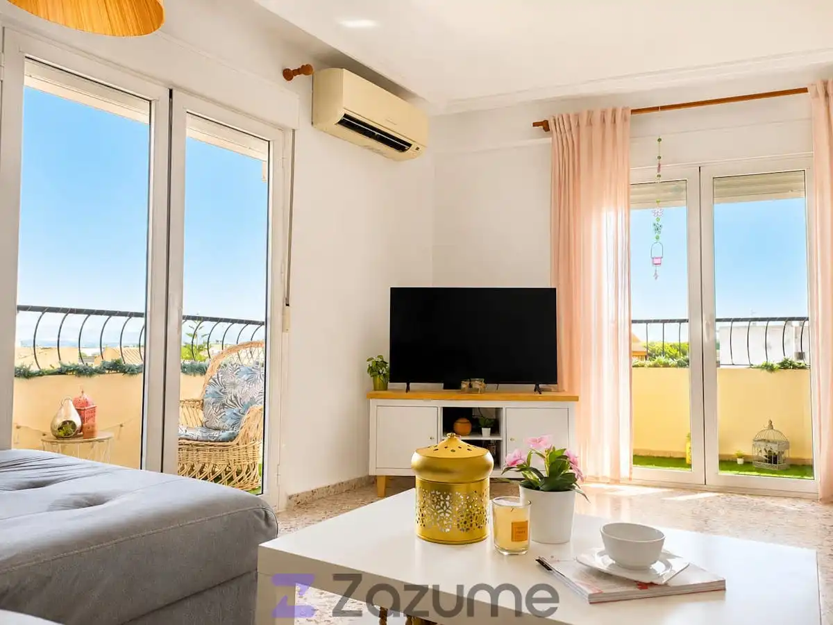 Sala de estar de Piso de alquiler en Catral con Aire acondicionado, Horno y Balcón