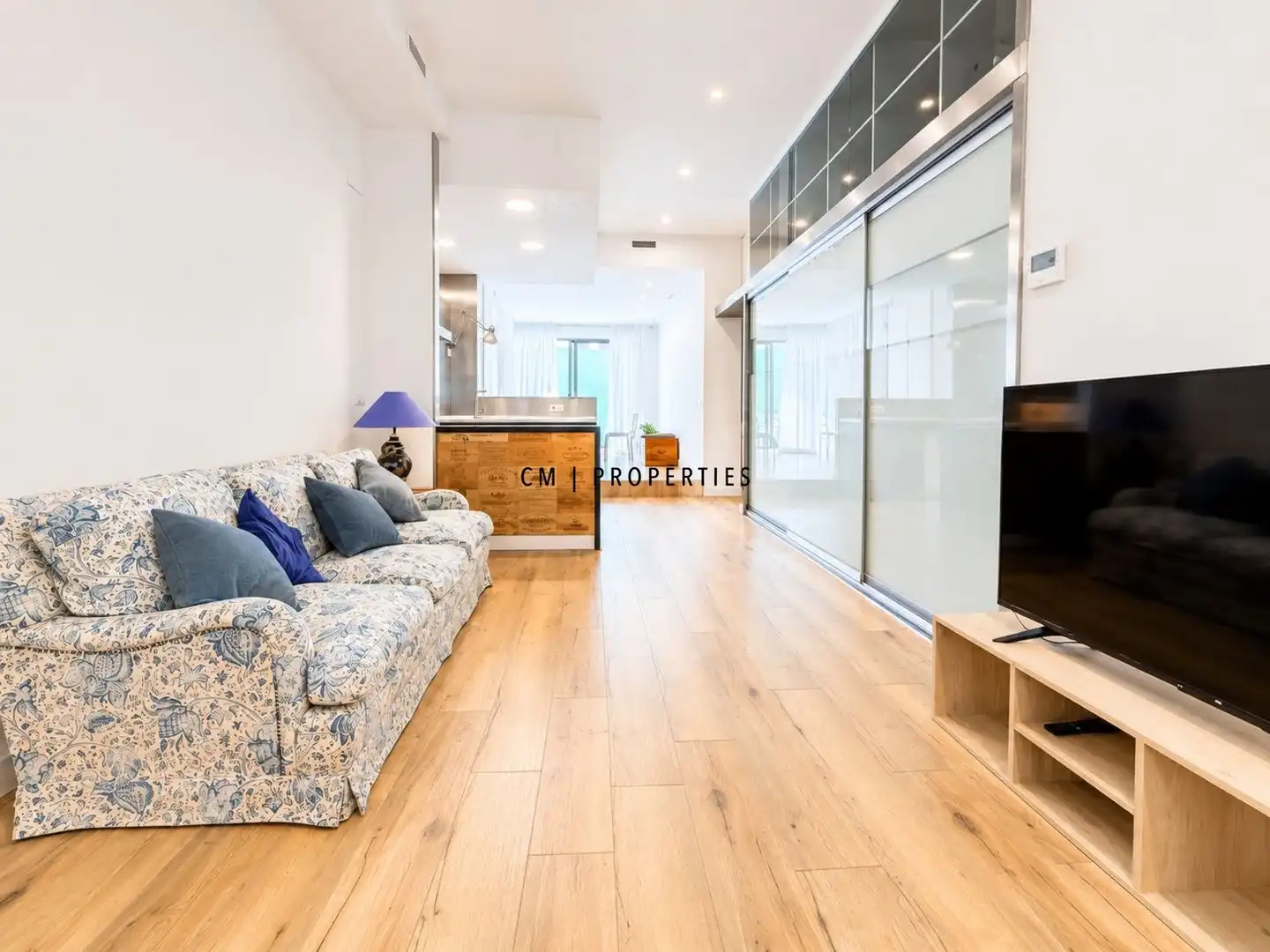 Sala d'estar de Pis de lloguer en Valencia amb Aire condicionat, Calefacció i Parquet