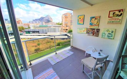 Exterior view of Apartment for sale in Calpe / Calp  with Air Conditioner, Terrace and Swimming Pool