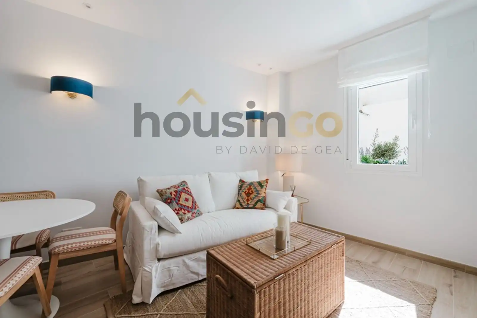 Wohnzimmer von Wohnung zum Verkauf in Madrid mit Klimaanlage, Heizung und Parkett