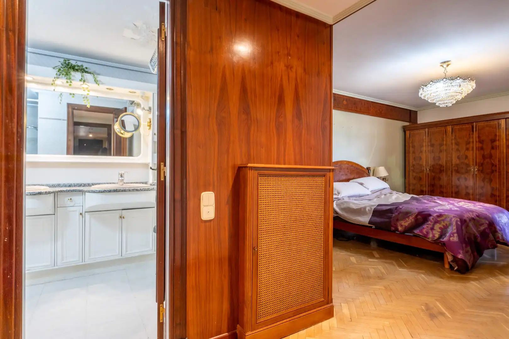 Schlafzimmer von Wohnung zum Verkauf in Zaragoza mit Klimaanlage, Heizung und Parkett