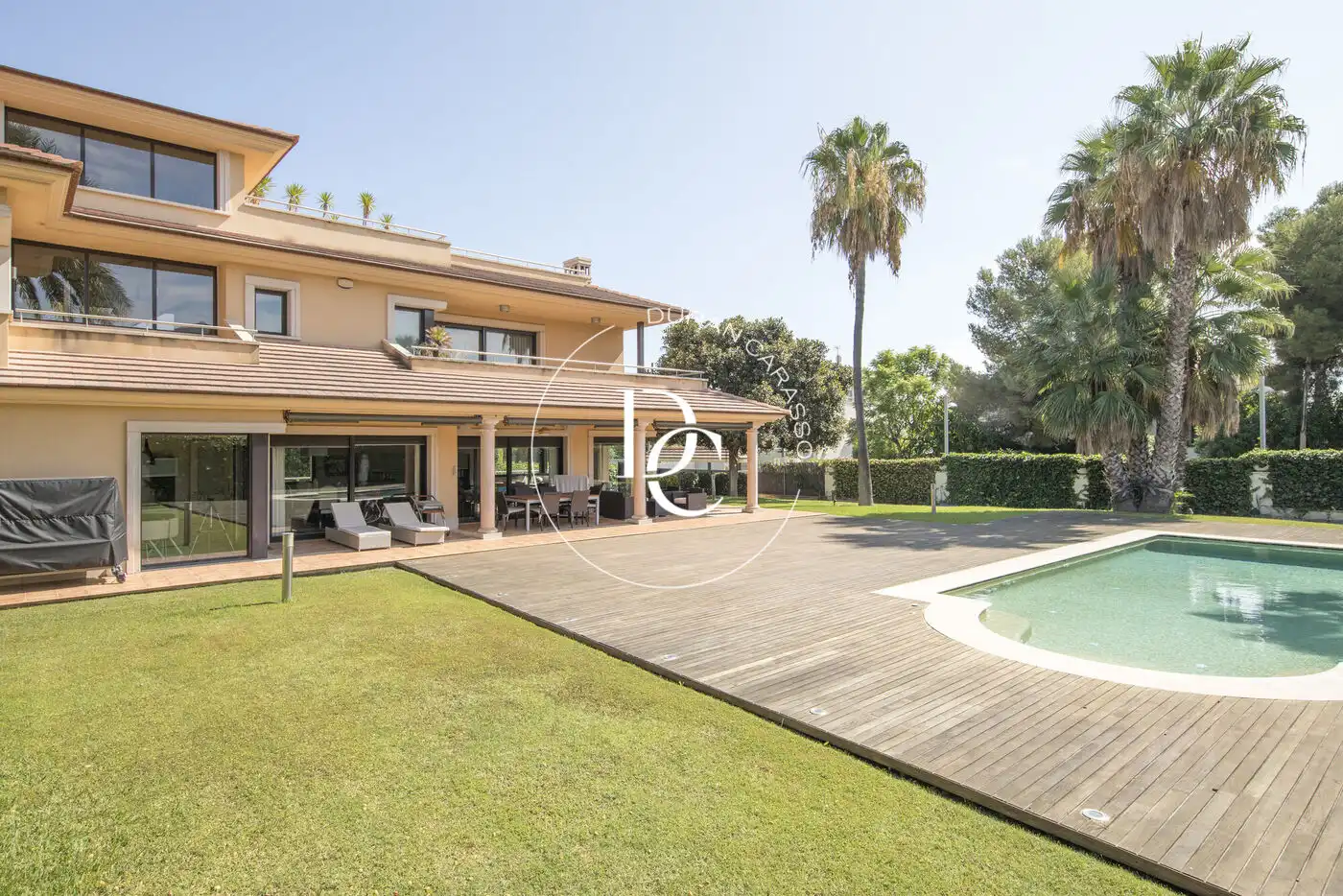 Jardí de Casa o xalet de lloguer en Sitges amb Aire condicionat, Calefacció i Jardí privat