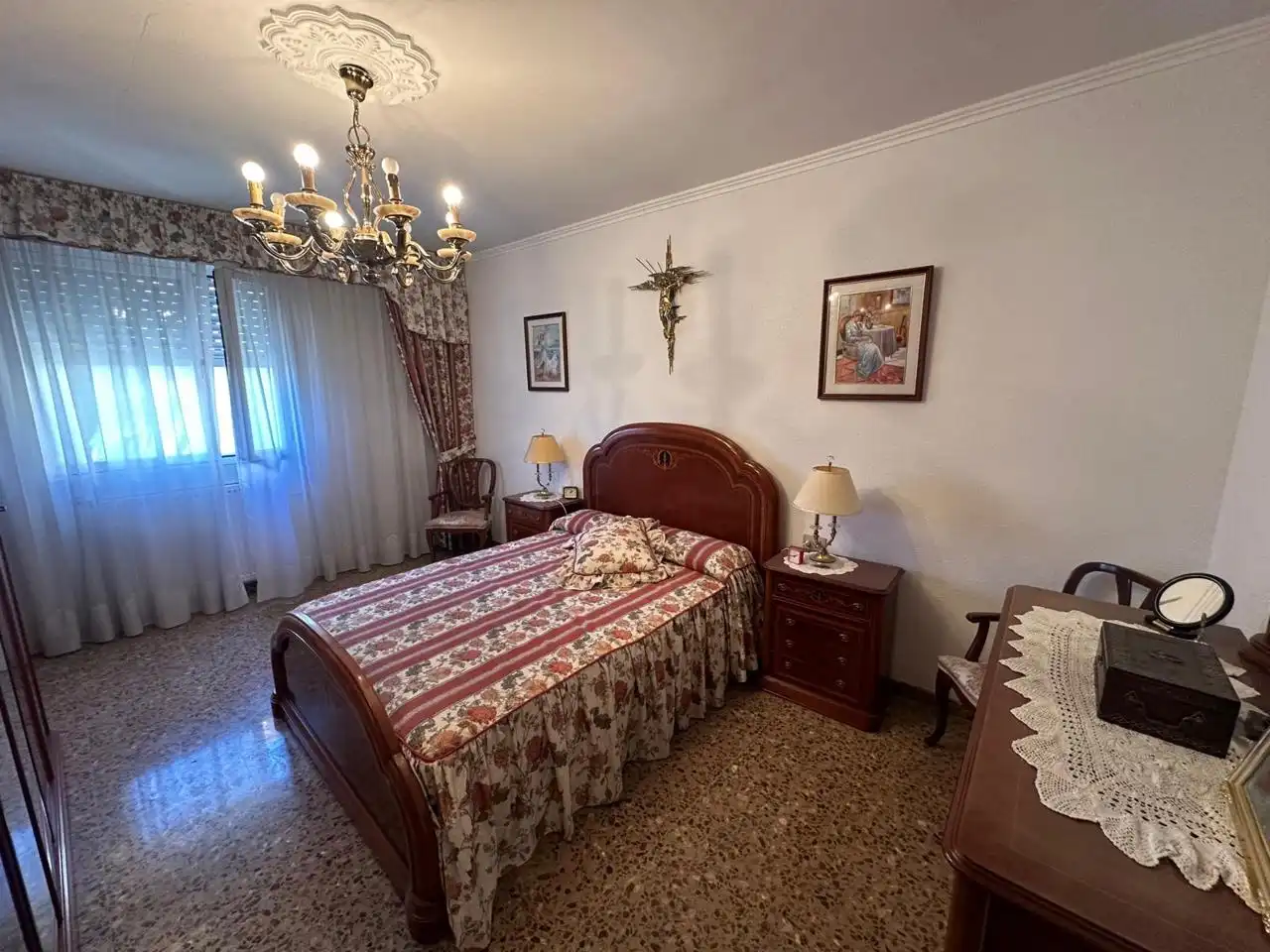 Schlafzimmer von Wohnung zum Verkauf in Alhama de Aragón mit Heizung, Abstellraum und Balkon