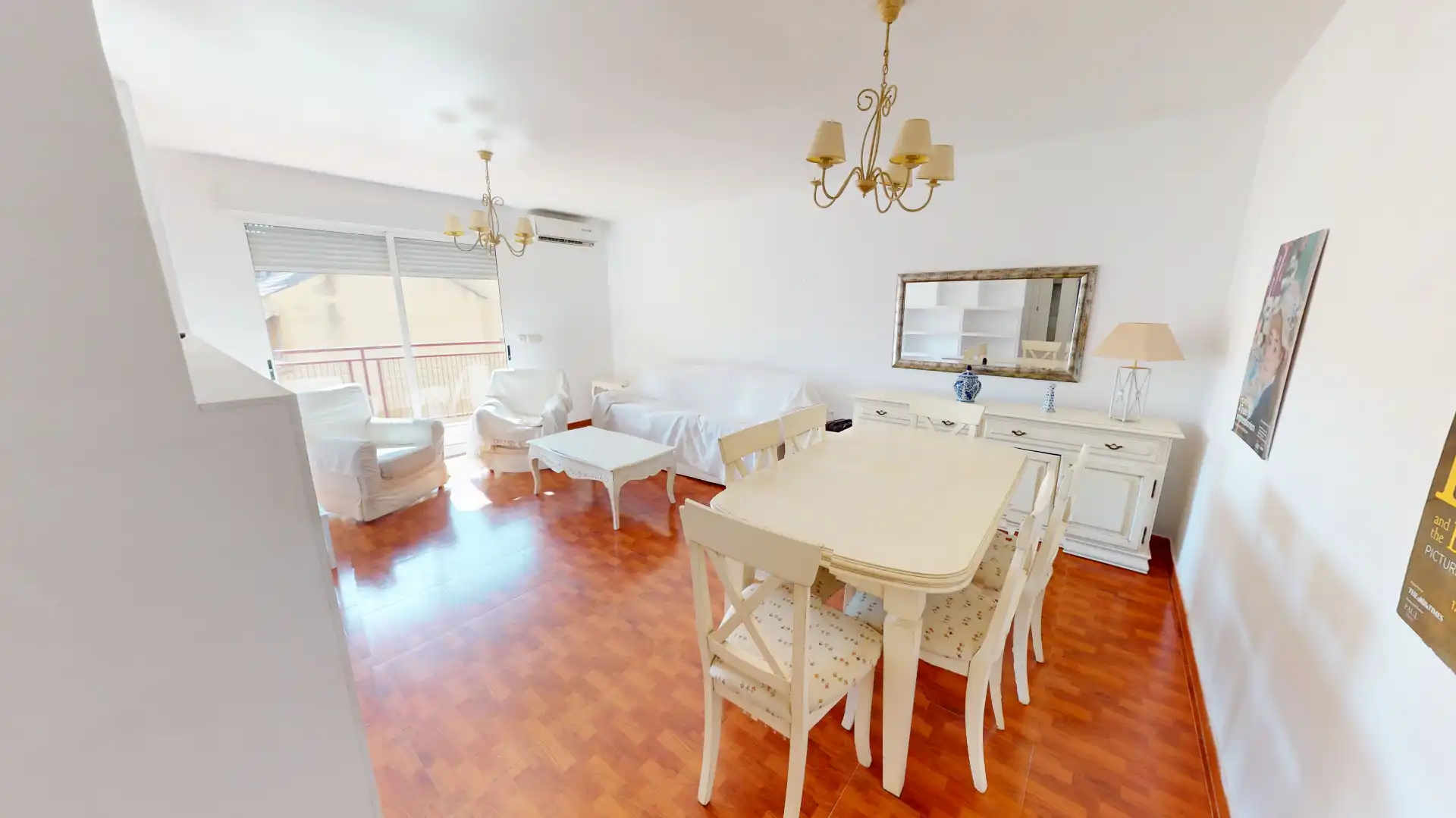 Sala d'estar de Pis en venda en Mutxamel amb Aire condicionat, Moblat i Balcó