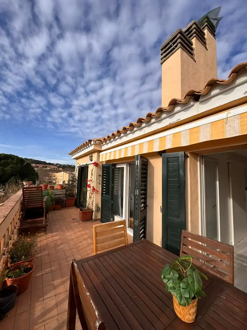 Terraza de Apartamento de alquiler en Castell d'Aro, Platja d'Aro i s'Agaró con Jardín privado, Piscina y Horno