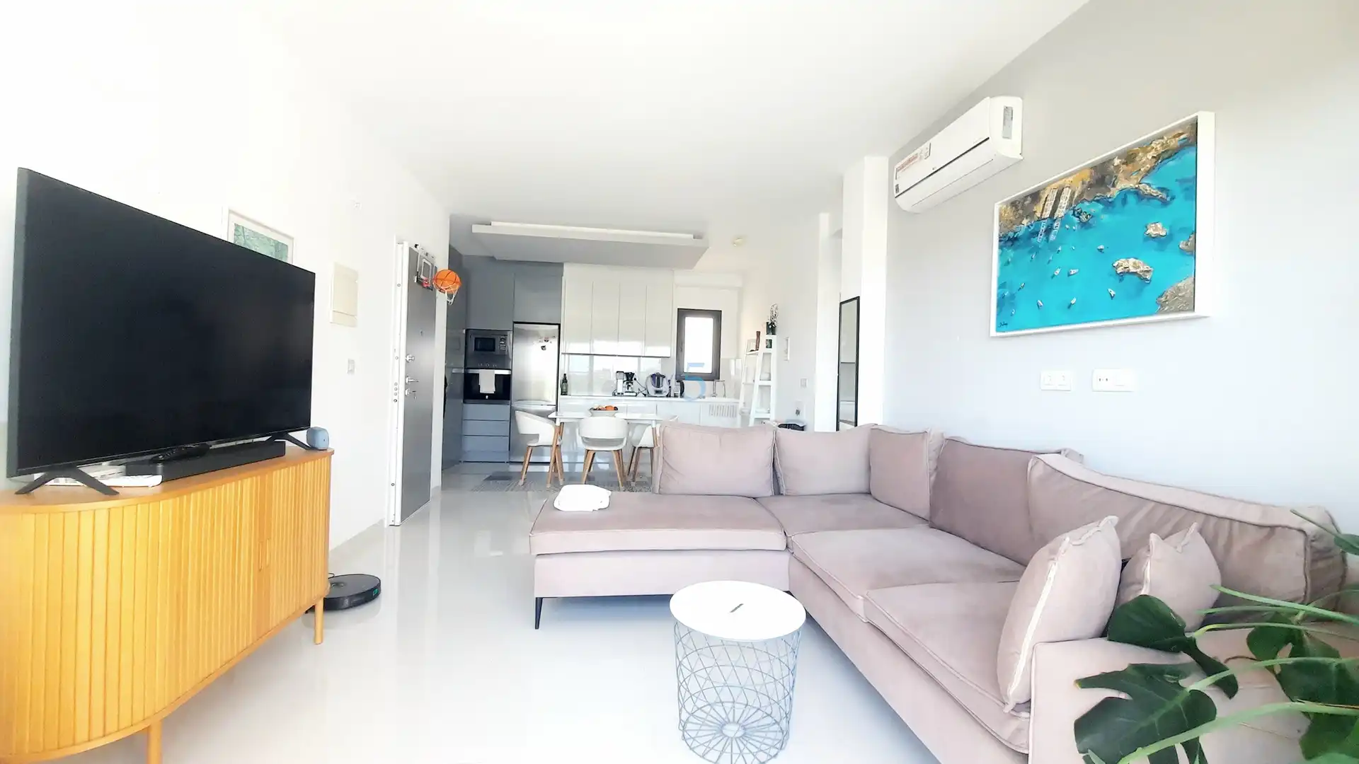 Living room of Flat for sale in Pilar de la Horadada  with Air Conditioner, Heating and Swimming Pool
