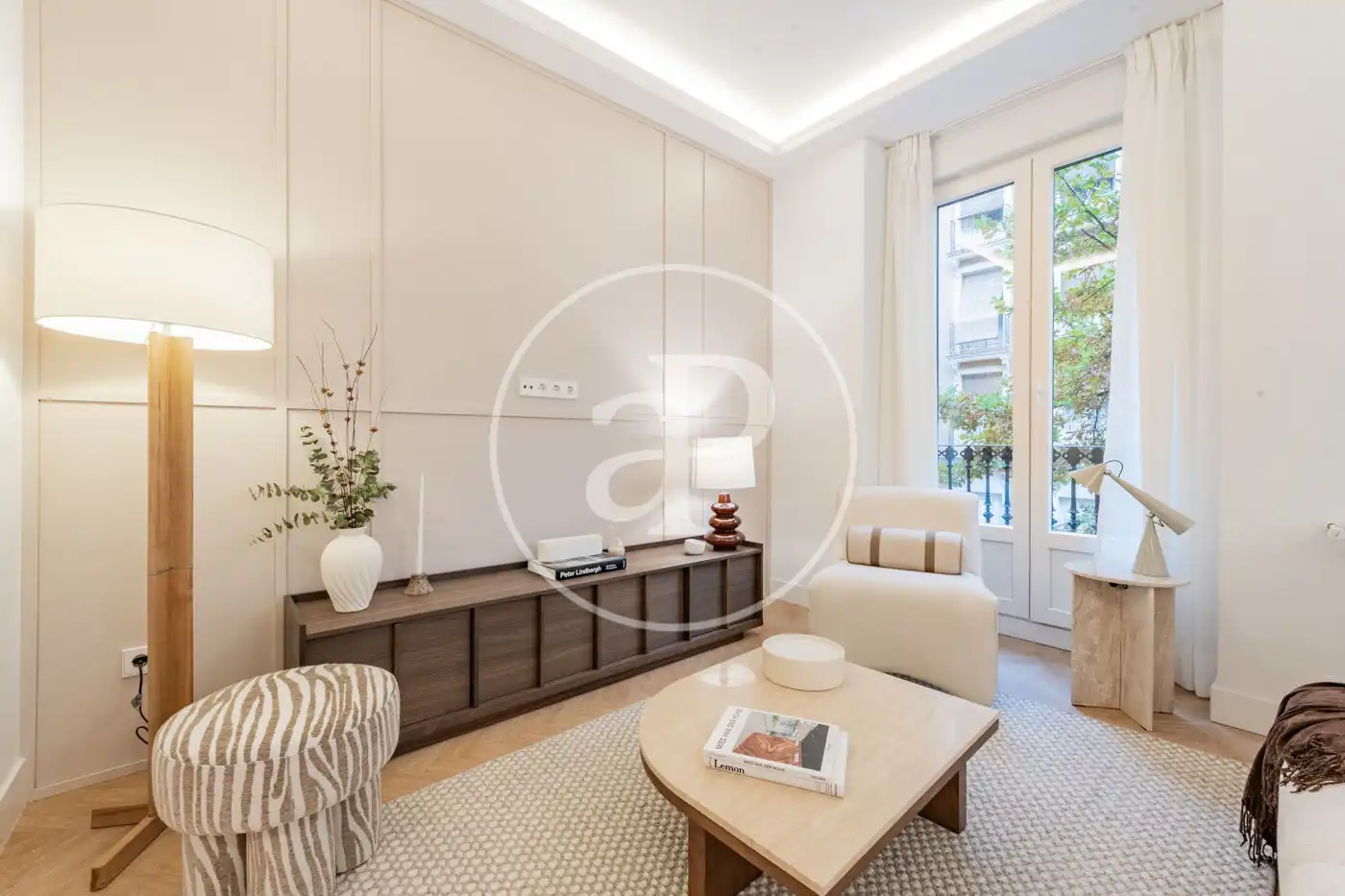 Living room of Flat for sale in Barrio de Salamanca