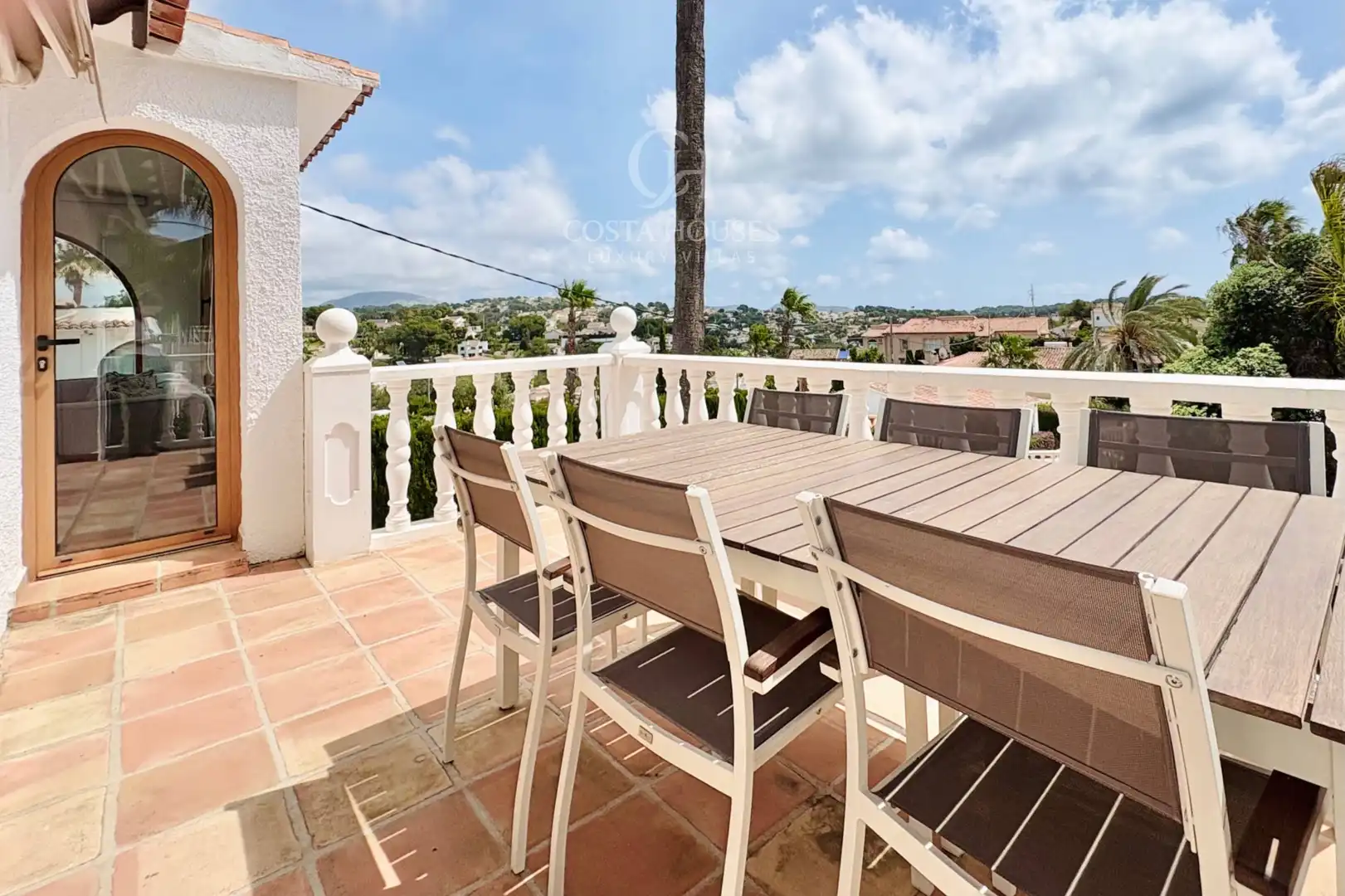 Terraza de Casa o chalet en venta en Benissa con Aire acondicionado, Calefacción y Jardín privado