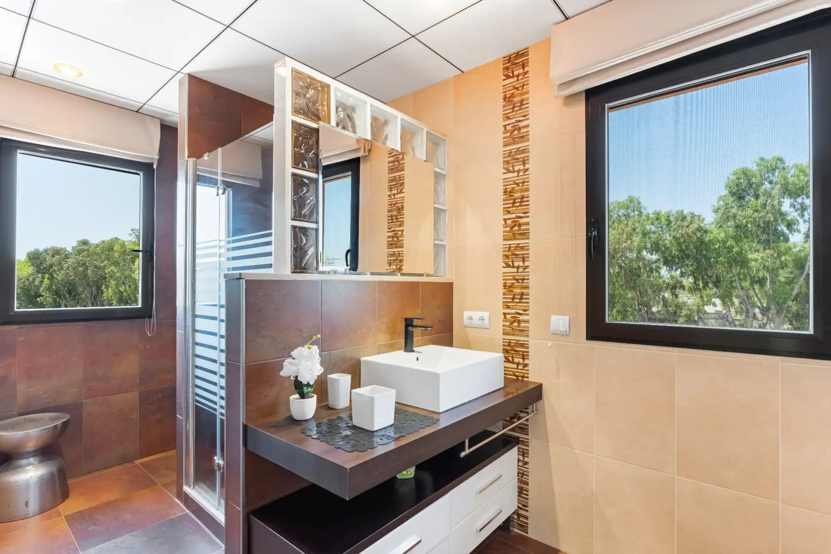 Bathroom of Houses for sale in El Campello  with Air Conditioner, Heating and Private garden