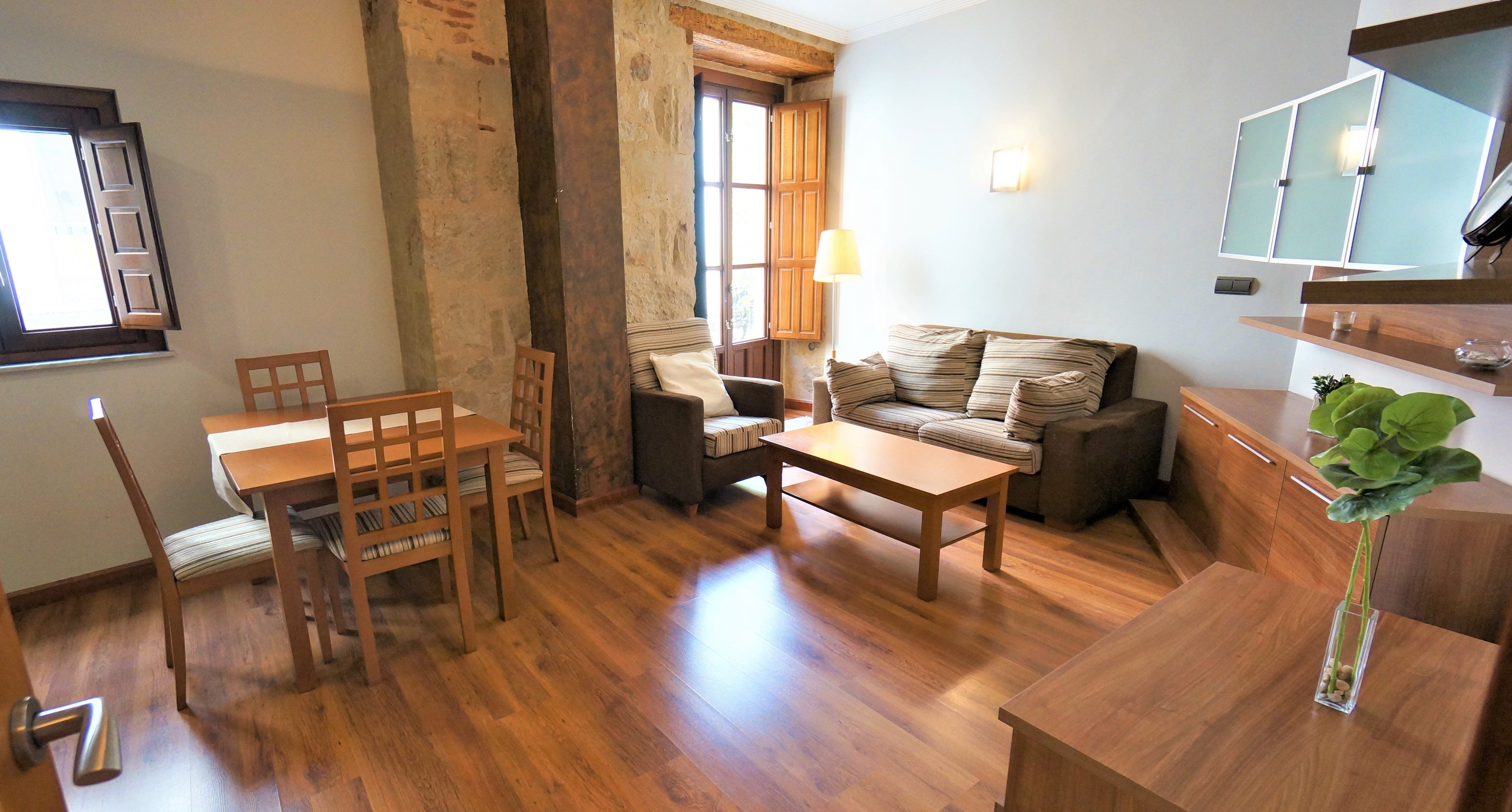 Sala d'estar de Apartament de lloguer en Salamanca Capital amb Aire condicionat, Calefacció i Parquet