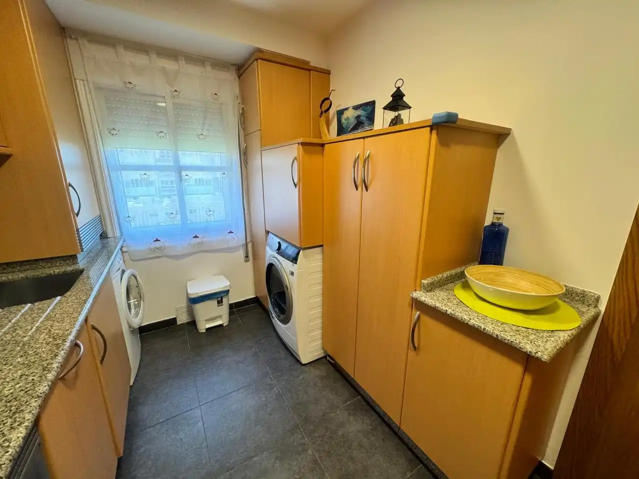 Kitchen of Flat for rent in A Coruña Capital   with Heating and Furnished