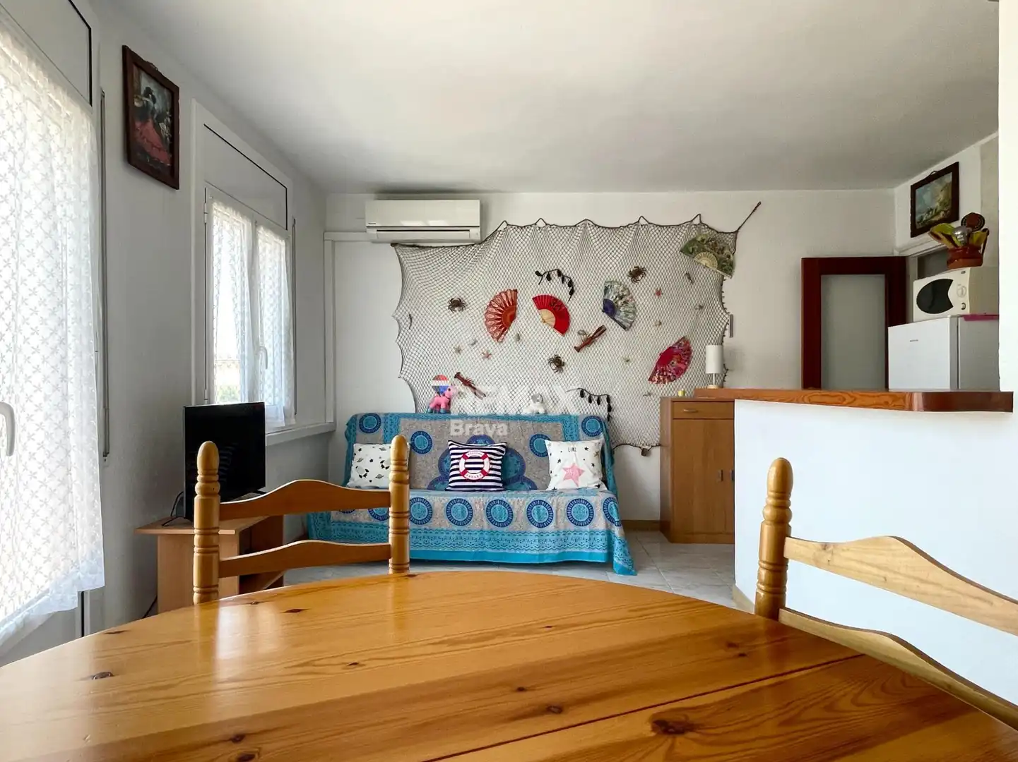 Sala d'estar de Pis en venda en Roses amb Aire condicionat, Calefacció i Terrassa