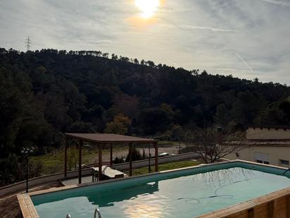 Piscina de Casa adosada de lloguer en Sant Cugat del Vallès amb Moblat