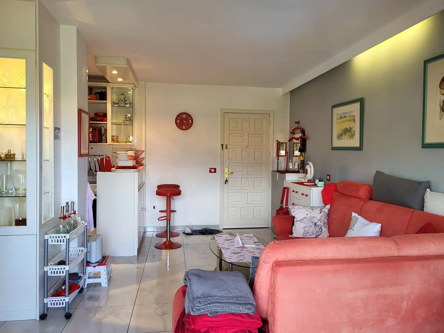 Sala de estar de Apartamento en venta en Puerto de la Cruz con Piscina, Amueblado y Balcón