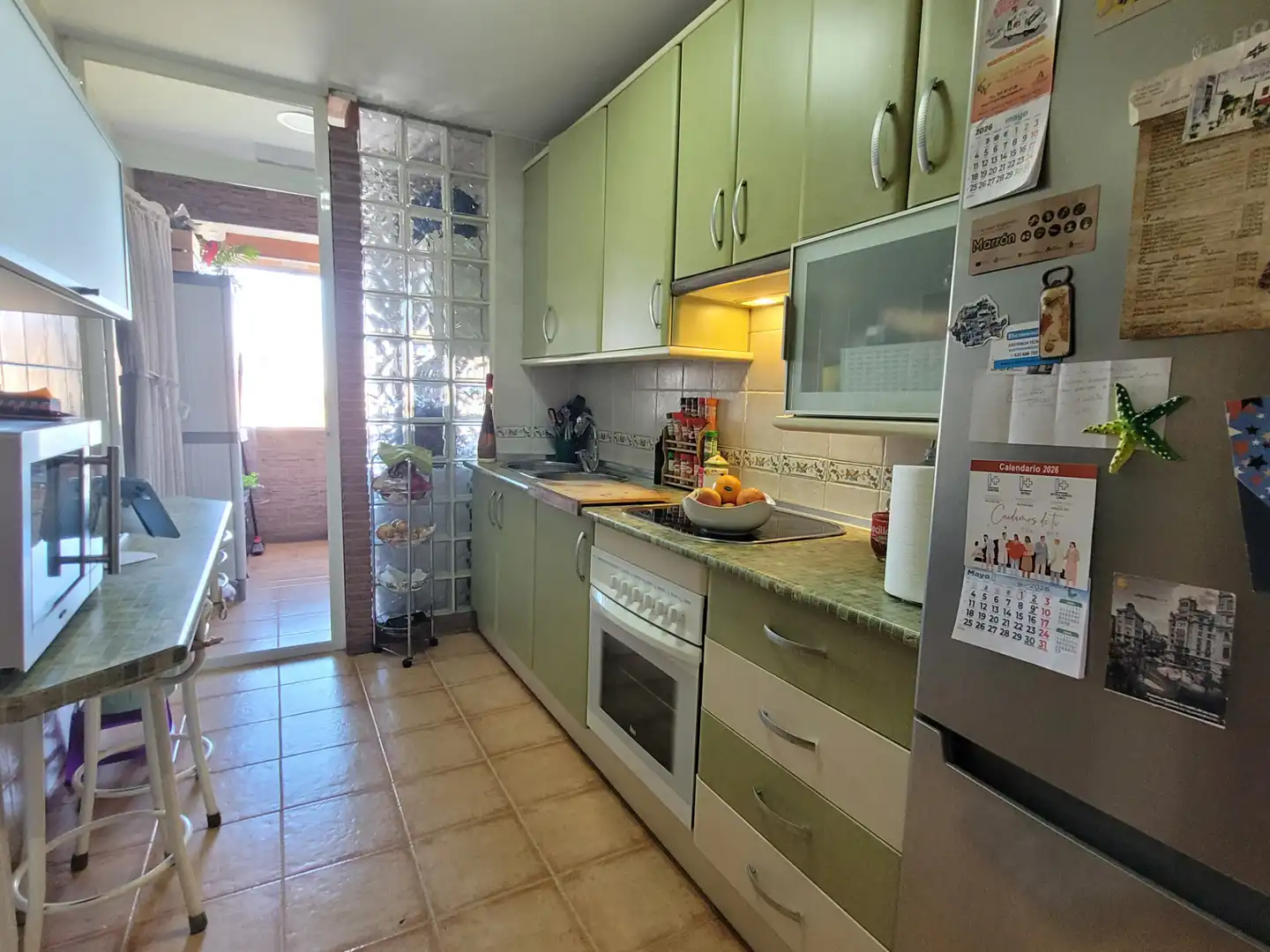 Kitchen of Flat for sale in Granada  with Air Conditioner, Heating and Storage room