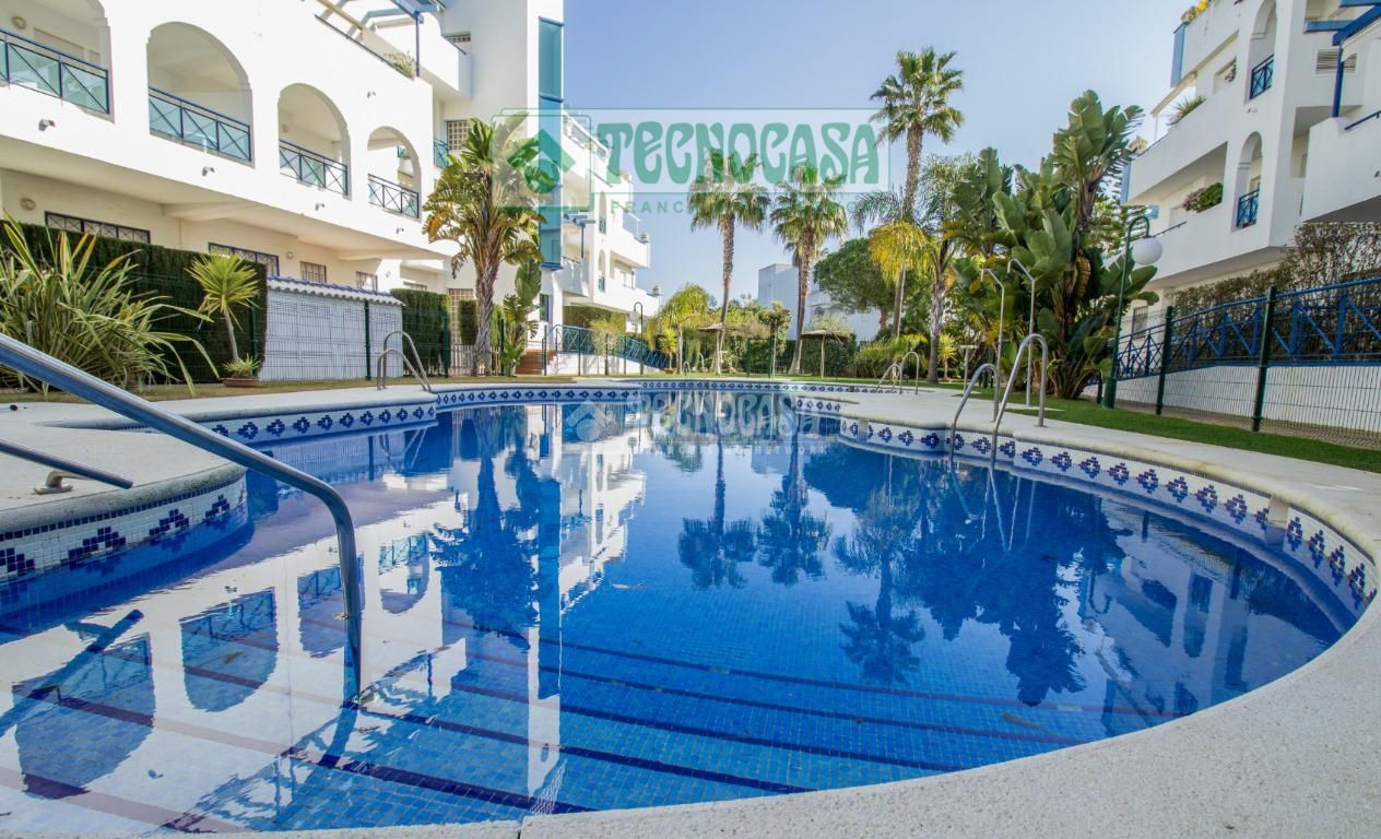 Swimming pool of Flat for sale in Rota  with Air Conditioner, Private garden and Terrace