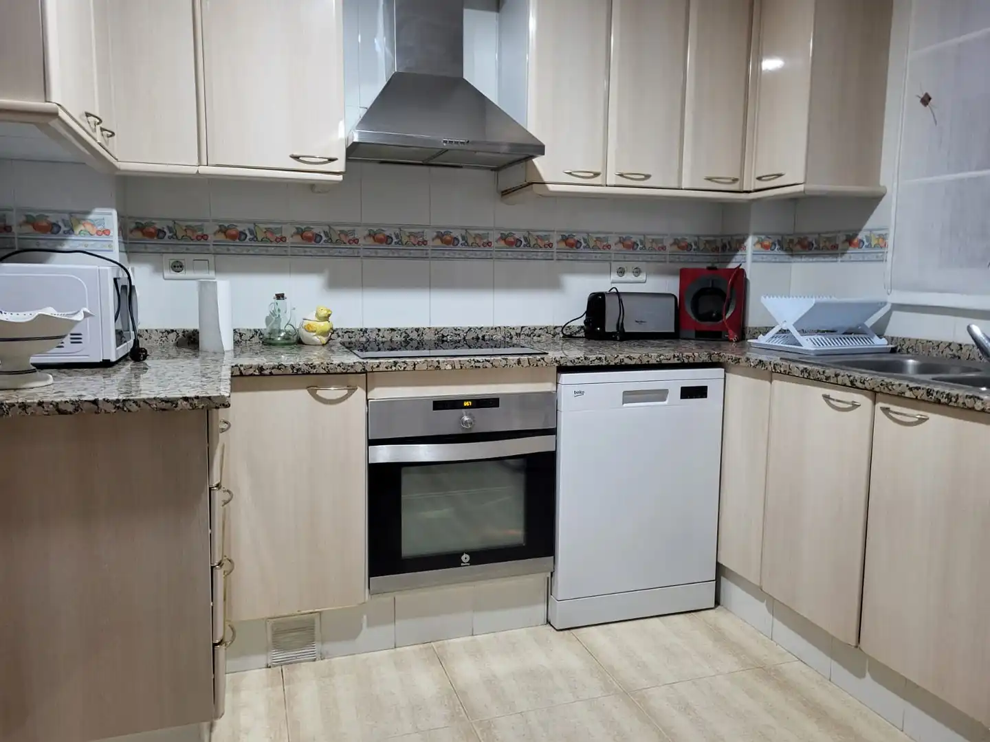 Küche von Wohnung zum Verkauf in Pineda de Mar mit Terrasse, Möbliert und Ofen