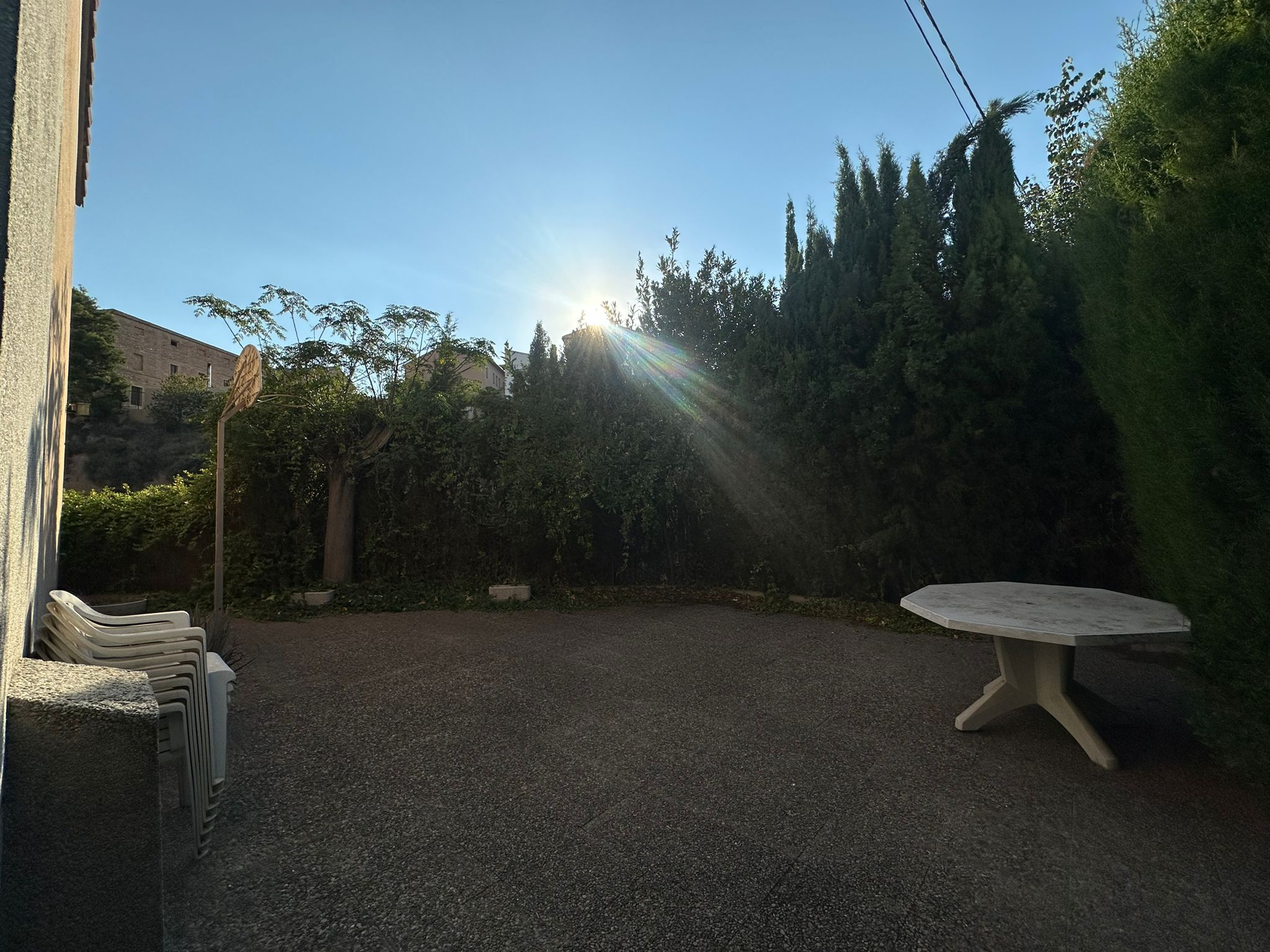 Jardí de Casa adosada en venda en Calanda amb Jardí privat, Terrassa i Moblat