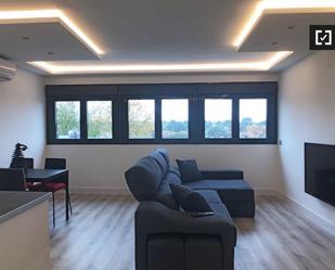 Living room of Flat to rent in  Madrid Capital  with Air Conditioner, Heating and Furnished