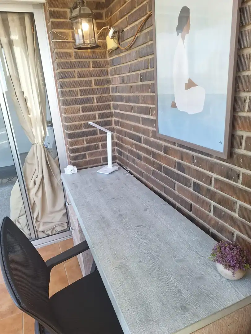 Terraza de Apartamento de alquiler en Moncada con Amueblado, Horno y Lavadora