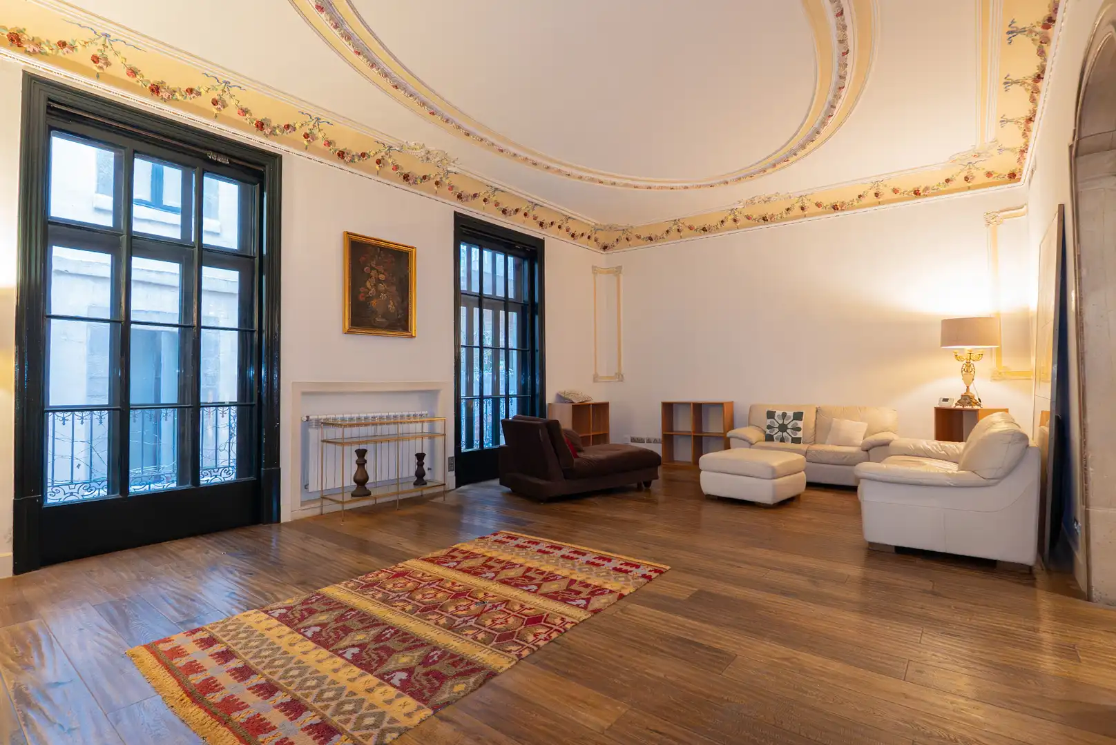 Living room of Flat for sale in Barcelona  with Air Conditioner, Heating and Parquet flooring