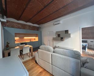 Living room of Flat to rent in Arenys de Mar  with Air Conditioner, Heating and Parquet flooring